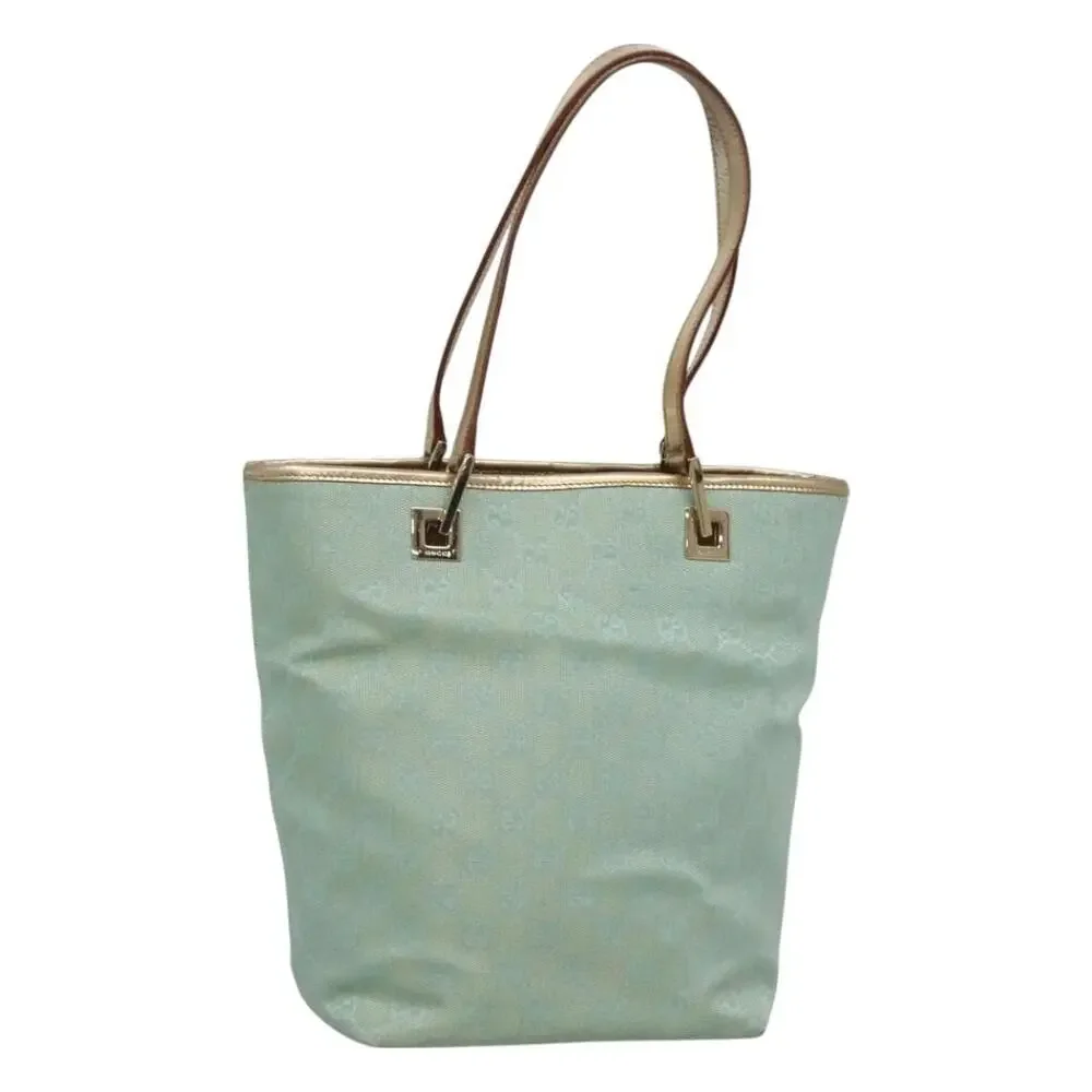 Gucci GG Canvas Tote Bag Light Blue